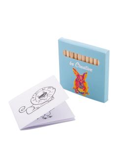 Coloxil 12 egyediesíthető színező szett, állatok Coloxil 12 egyediesíthető színező szett, állatok