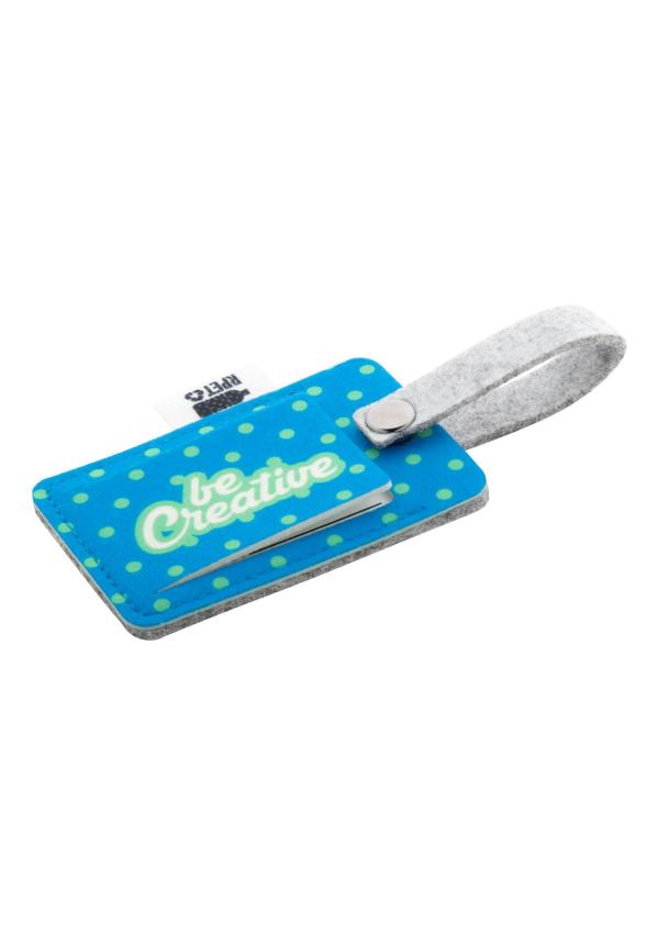 AP AP716679 - CreaFelt Tag egyediesíthető RPET bőröndcímke AP AP716679 - CreaFelt Tag egyediesíthető RPET bőröndcímke