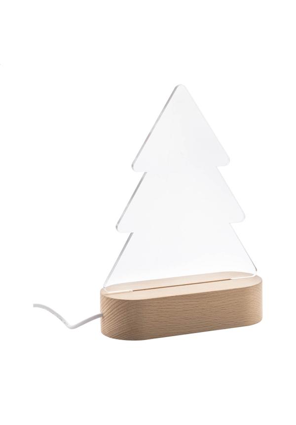 AP AP716921 - Woodify Xmas karácsonyfa alakú LED-es trófea