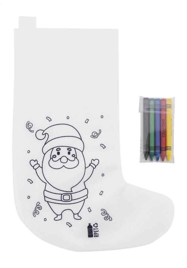 AP AP800041 - Julfar Gift színezhető karácsonyi zokni