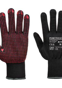 Portwest Nylon PVC pontozott védőkesztyű