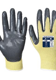 Portwest Kevlar® tenyérmártott nitril kesztyű, Cut 3