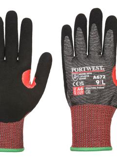 Portwest AHR13 F Dark Nitrile Cut kesztyű