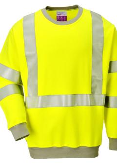 Portwest Lángálló, antisztatikus Hi-Vis pulóver
