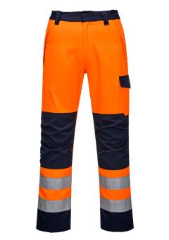 Portwest Modaflame RIS narancs/navy nadrág