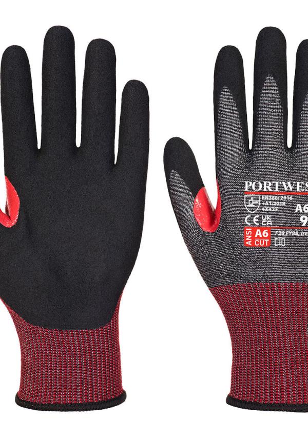 DE A673 - Portwest AHR18 F Dark Nitrile DE A673 - Portwest AHR18 F Dark Nitrile