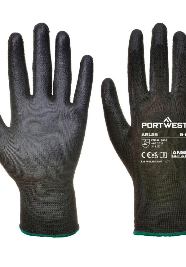 DE AB129 - Portwest PU tenyérmártott kesztyű (288 pár) DE AB129 - Portwest PU tenyérmártott kesztyű (288 pár)