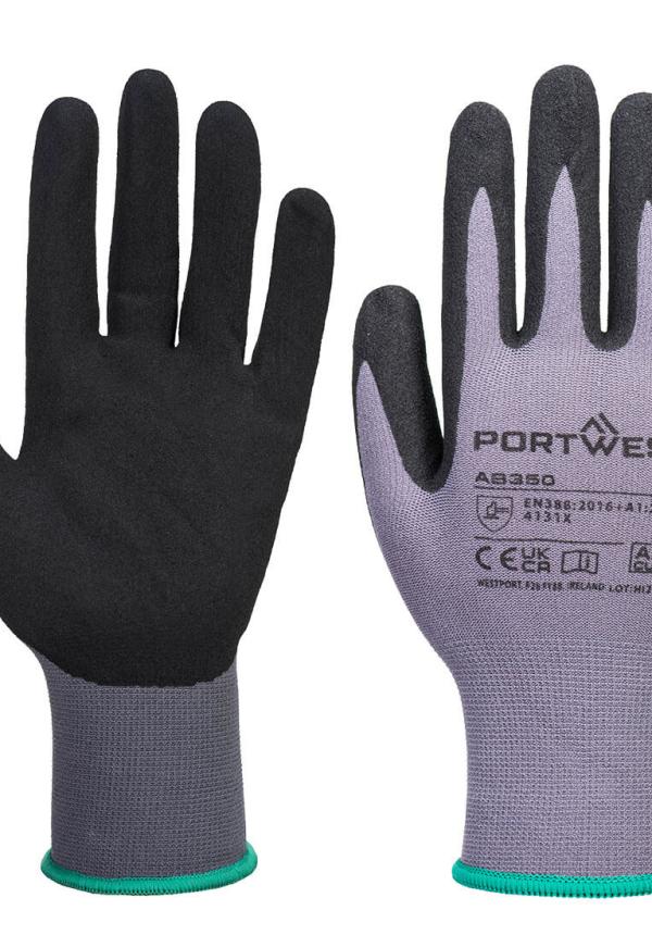 DE AB350 - Portwest Grip 15 nitrilhab kesztyű (12 pár)
