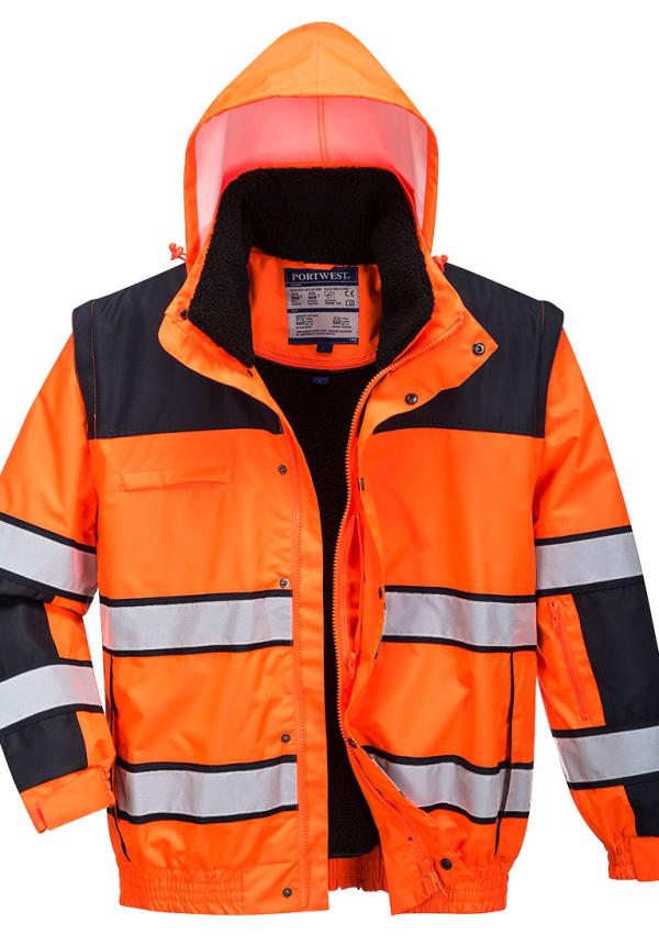 DE C466 - Portwest Hi-Vis Classic Bomber munkavédelmi dzseki