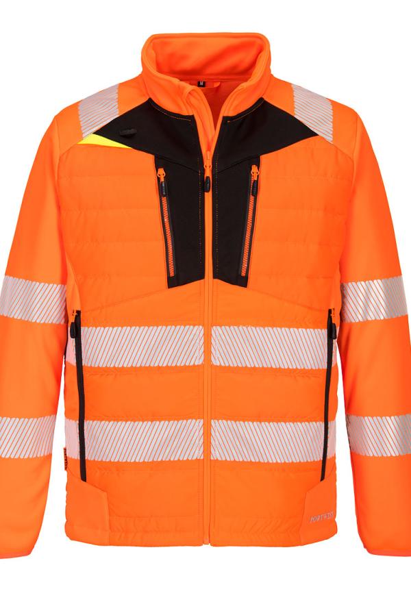 DE DX473 - Portwest DX4 Hi-Vis Baffle Jacket