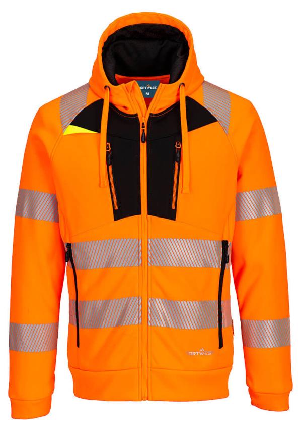 DE DX477 - Portwest DX4 Hi-Vis cipzáras pulóver DE DX477 - Portwest DX4 Hi-Vis cipzáras pulóver