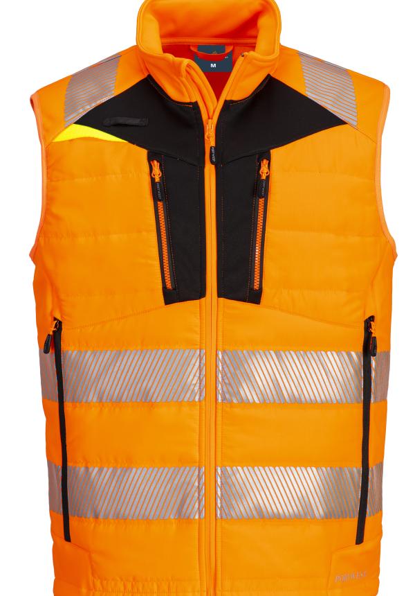 DE DX479 - Portwest DX4 Hi-Vis Softshell Gilet DE DX479 - Portwest DX4 Hi-Vis Softshell Gilet