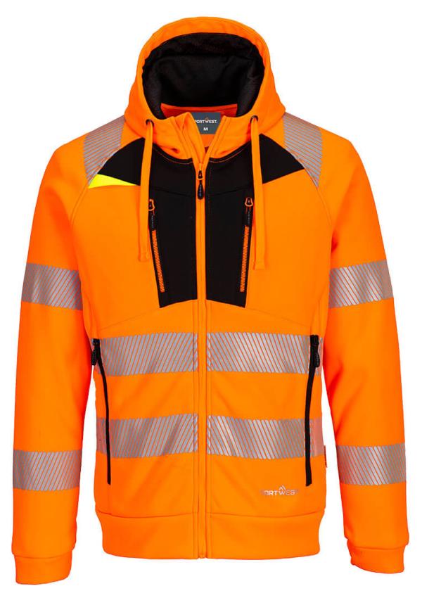 DE DX484 - Portwest - DX4 Hi-Vis kapucnis pulóver DE DX484 - Portwest - DX4 Hi-Vis kapucnis pulóver