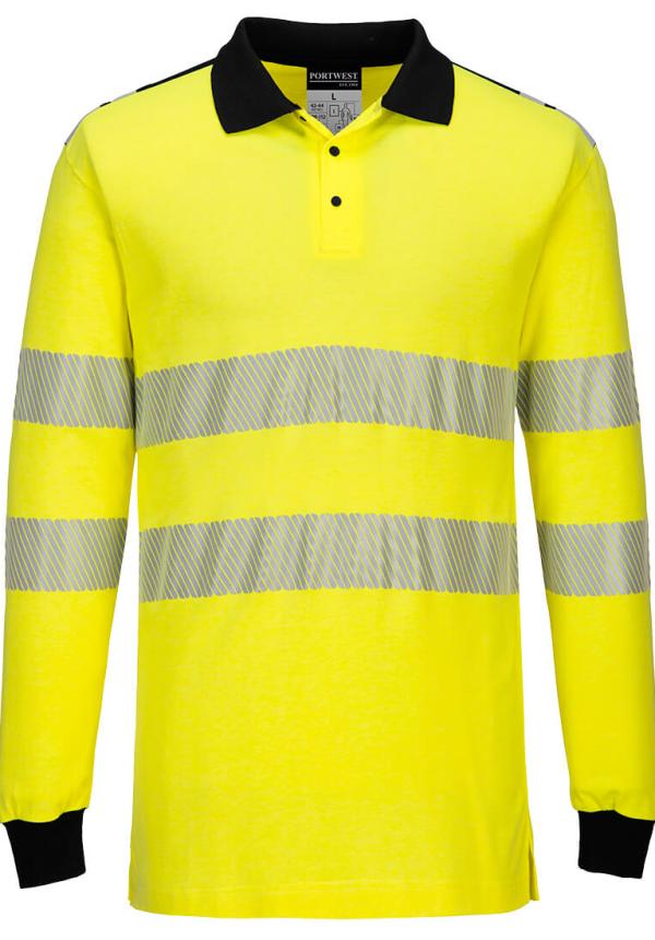 DE FR702 - Portwest PW3 Modaflame Hi-Vis lángálló pólóing DE FR702 - Portwest PW3 Modaflame Hi-Vis lángálló pólóing