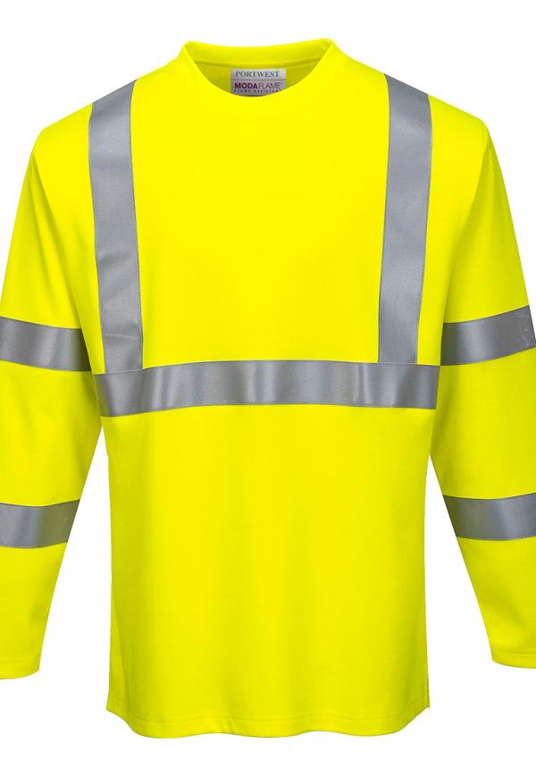 DE FR96 - Portwest FR Hi-Vis hosszú ujjú pólóing DE FR96 - Portwest FR Hi-Vis hosszú ujjú pólóing