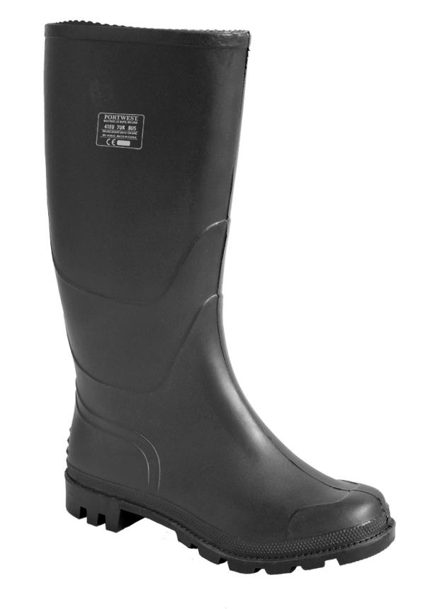 DE FW90 - Portwest PVC Wellington, kapli nélküli munkacsizma