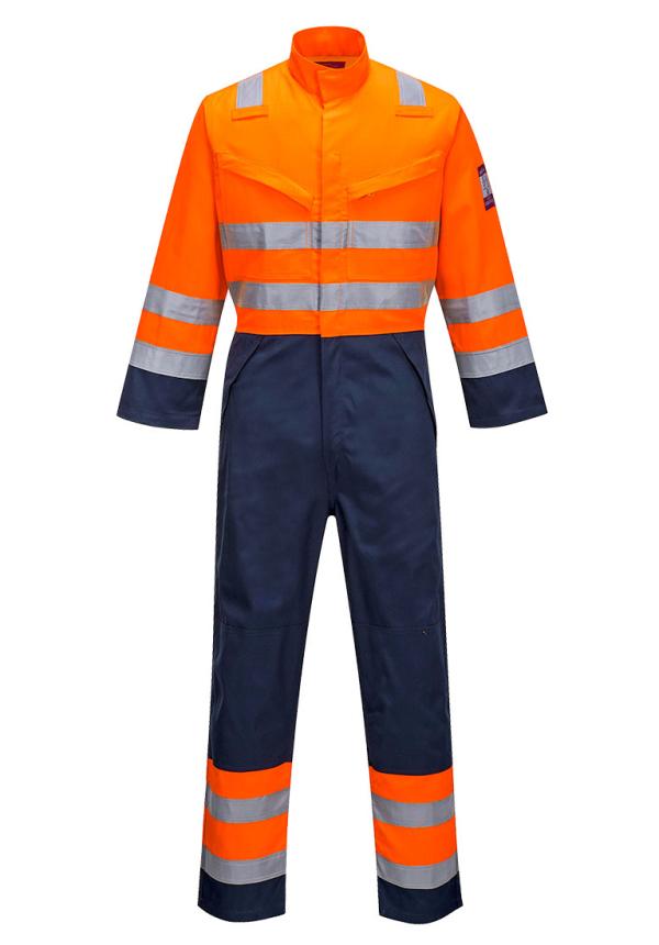 DE MV29 - Portwest Modaflame RIS navy/narancs overál