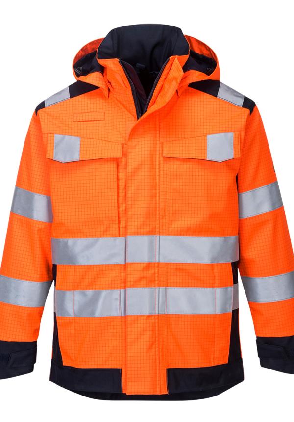 DE MV70 - Portwest Modaflame Rain Multi Norm Arc kabát DE MV70 - Portwest Modaflame Rain Multi Norm Arc kabát