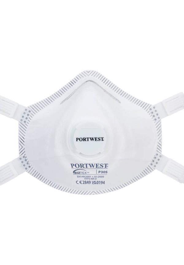 DE P305 - Portwest FFP3 prémium légzésvédő maszk (5 db) DE P305 - Portwest FFP3 prémium légzésvédő maszk (5 db)
