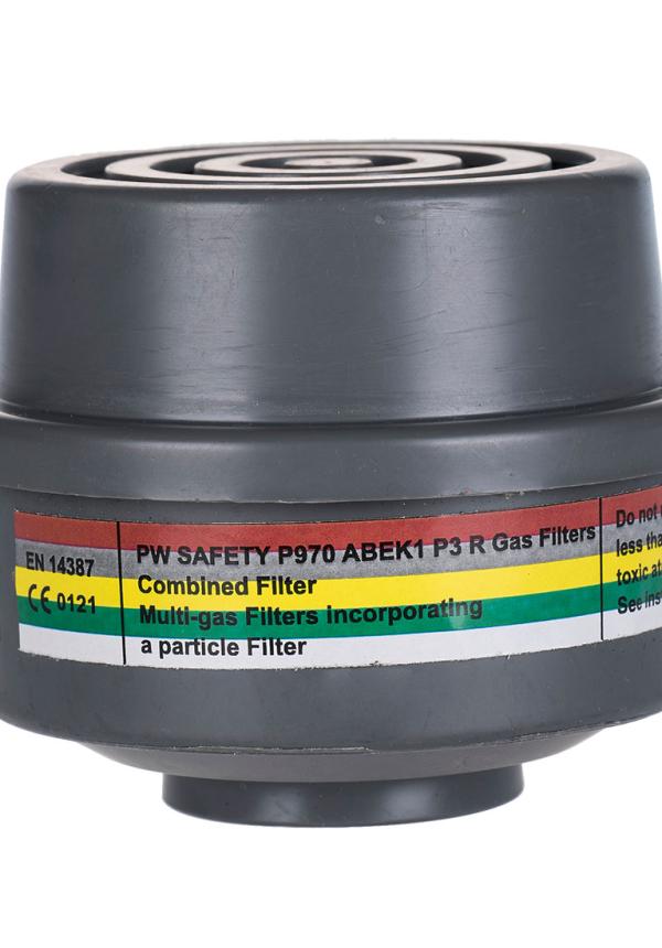 DE P970 - Portwest ABEK1P3 kombinált szűrő, speciális menetes csatlakozás (4 db)