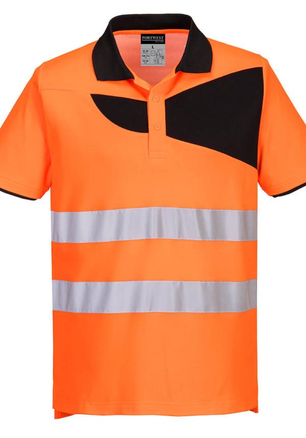 DE PW212 - Portwest PW2 Hi-Vis rövid ujjú póló DE PW212 - Portwest PW2 Hi-Vis rövid ujjú póló