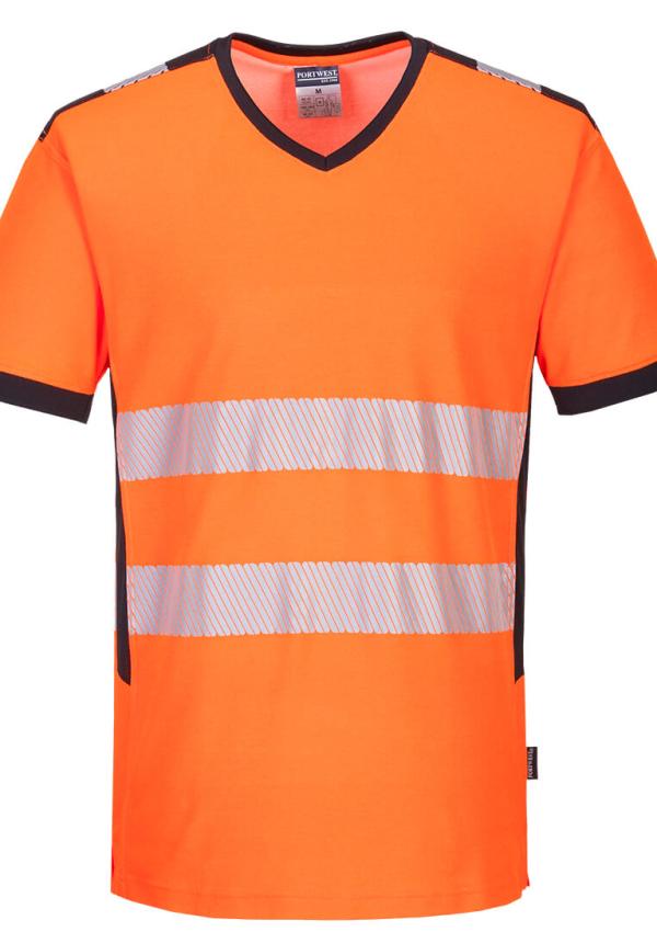 DE PW310 - Portwest PW3 Hi-Vis V-nyakú póló DE PW310 - Portwest PW3 Hi-Vis V-nyakú póló