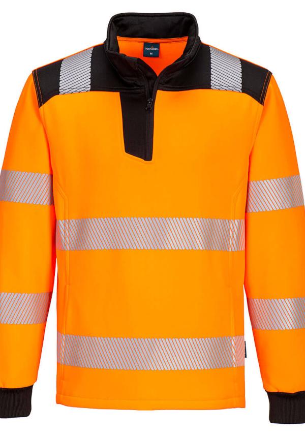 DE PW326 - Portwest PW3 Hi-Vis 1/4 Zip melegítőfelső DE PW326 - Portwest PW3 Hi-Vis 1/4 Zip melegítőfelső