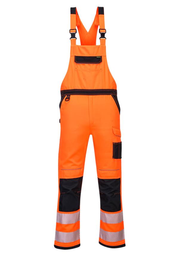 DE PW344 - Portwest PW3 Hi-Vis kantáros nadrág