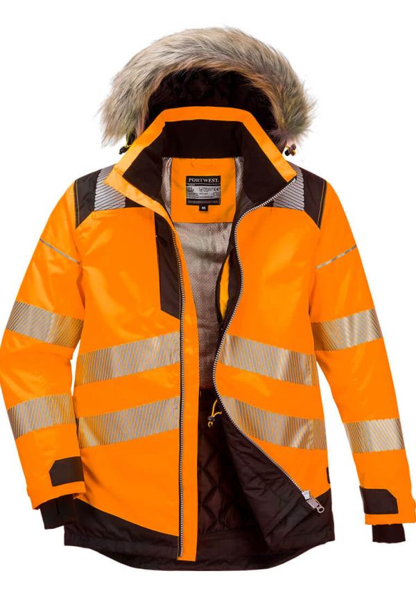 DE PW369 - Portwest PW3 Hi-Vis Parka télikabát