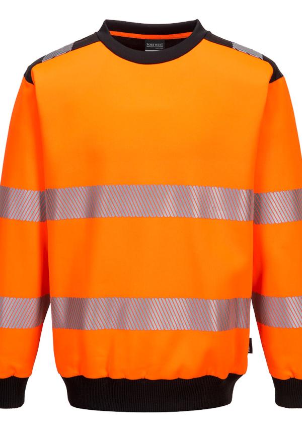 DE PW379 - Portwest PW3 Hi-Vis Crew Neck pulóver
