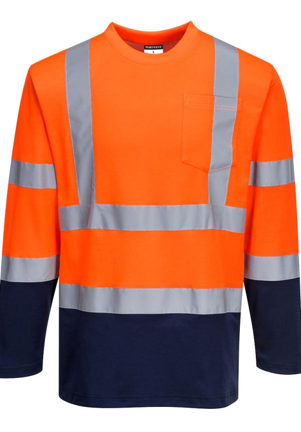 DE S280 - Portwest Kéttónusú jól láthatósági pulóver