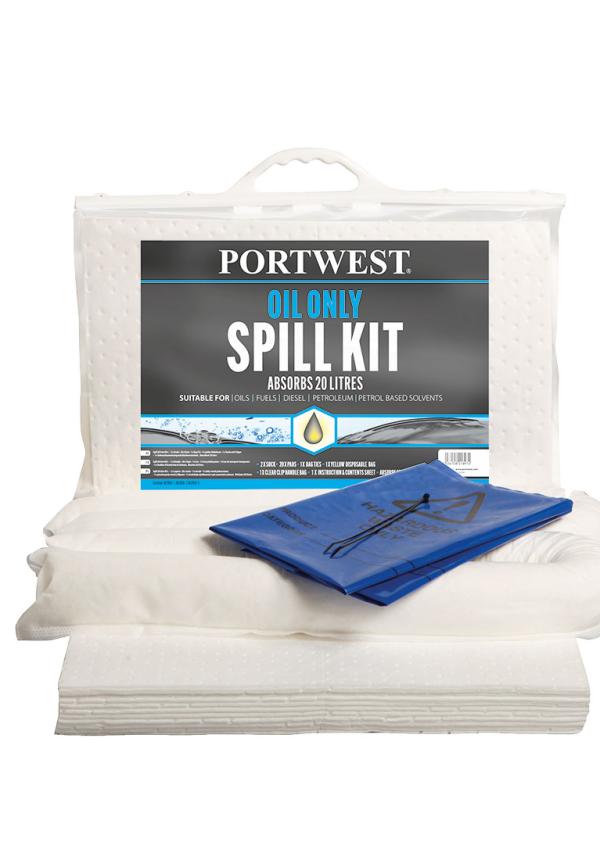 DE SM60 - Portwest PW Spill (20 liter) olajfelszívó készlet (6 db)