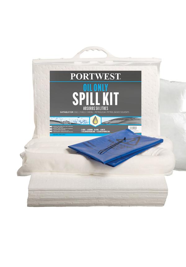 DE SM61 - Portwest PW Spill (50 liter) olajszorbens készlet (3 db)