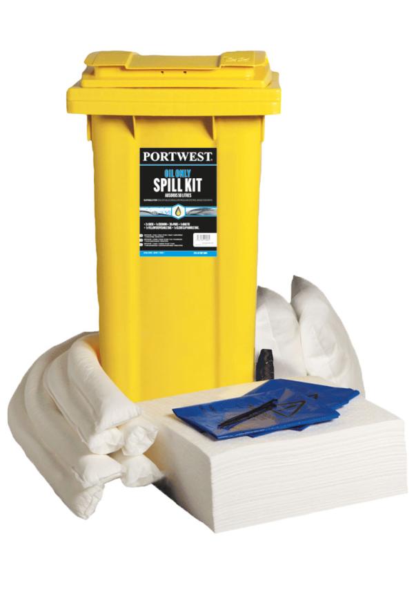 DE SM63 - Portwest PW Spill (120 liter) olajszorbens készlet