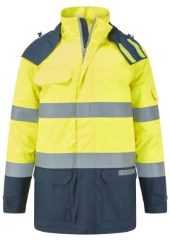 Portwest Bizflame Rain+ Hi-Vis Multi-norm kontraszt lángálló télikabát