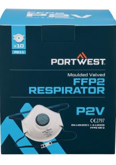 Portwest Formázott FFP2 szelepes maszk (10 db)
