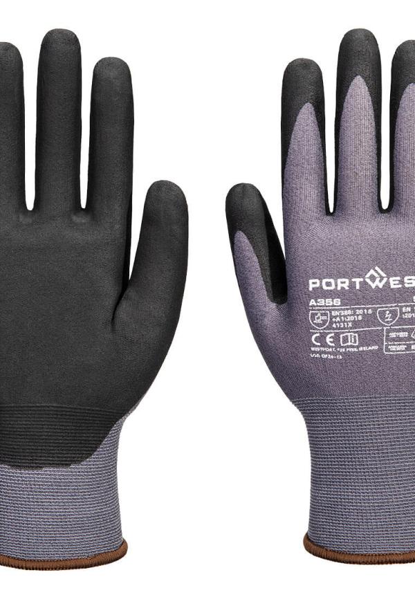 DE A356 - Portwest ESD 15 Nitril Essential Multipack védőkesztyű (12 pár)