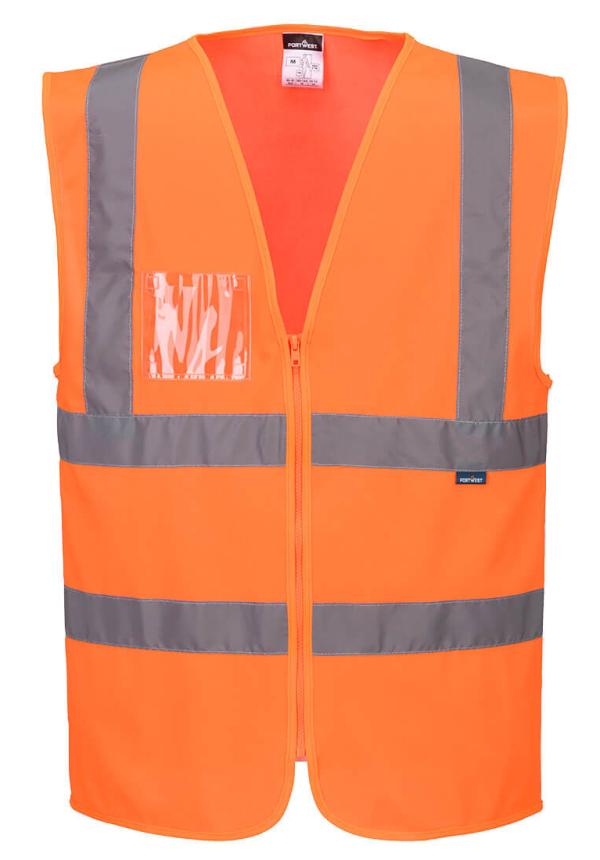 DE C371 - Portwest Hi-Vis cipzáras mellény