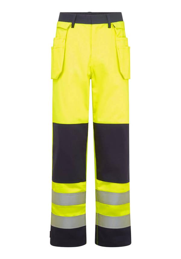 DE FR440 - Portwest Bizflame Hi-Vis kontraszt lángálló lengőzsebes nadrág