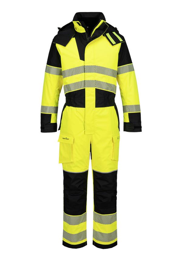 DE FR516 - Portwest PW3 Modaflame Hi-Vis lángálló téli overál DE FR516 - Portwest PW3 Modaflame Hi-Vis lángálló téli overál