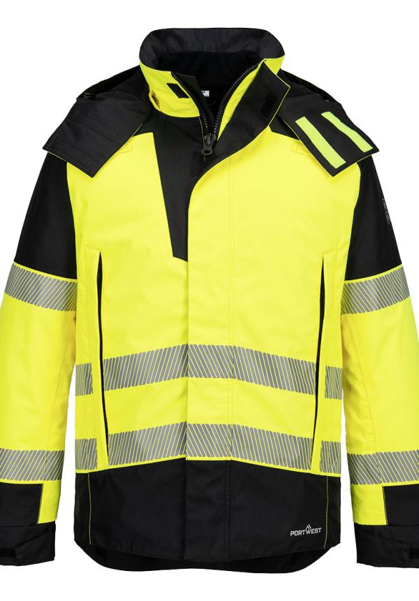 DE FR606 - Portwest PW3 Modaflame Hi-Vis lángálló télikabát DE FR606 - Portwest PW3 Modaflame Hi-Vis lángálló télikabát