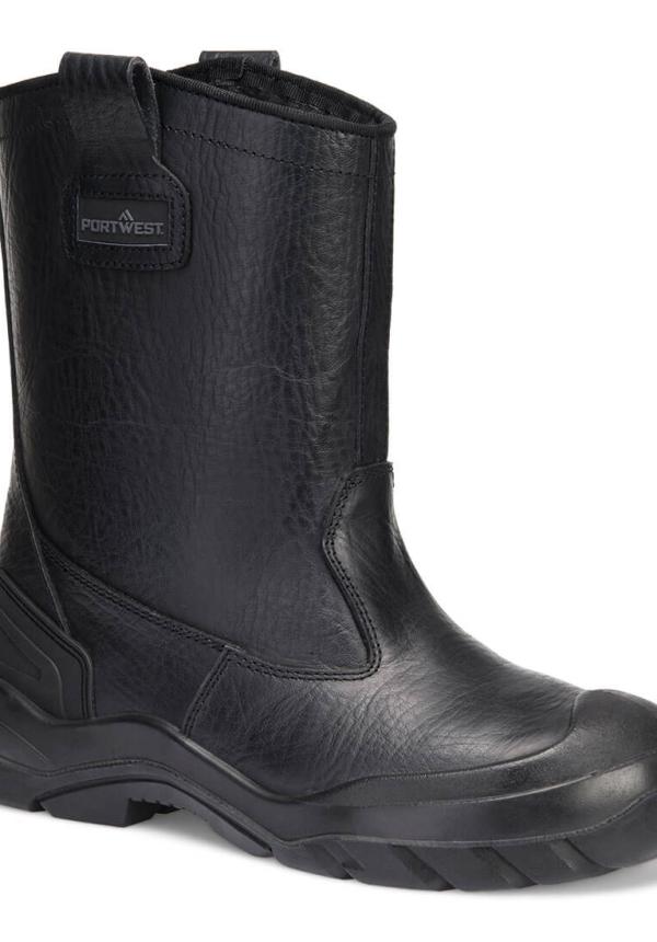 DE FT23 - Portwest Steel Leather Rigger munkavédelmi csizma S3 CI