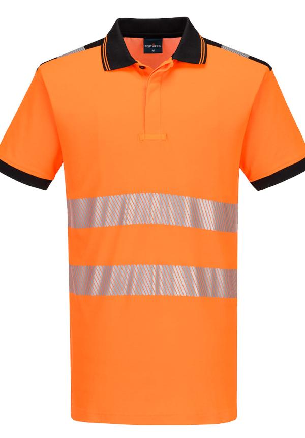 DE PW317 - Portwest PW3 Hi-Vis galléros póló