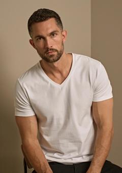 Mens Stretch V-Tee