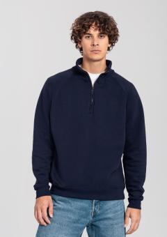Iconic Premium Zip Neck Sweat