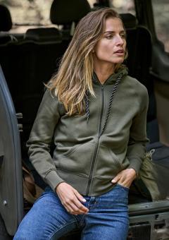 Ladies Fashion Full Zip Hood