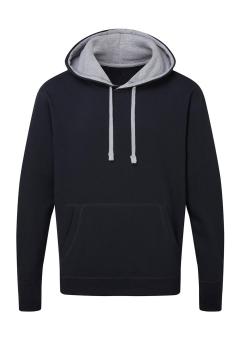 Contrast Hooded Sweatshirt Men
