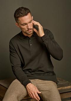 Luxury LS Stretch Polo