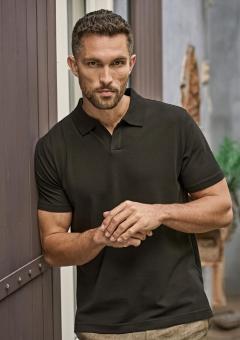 Luxury Stretch V-Neck Polo