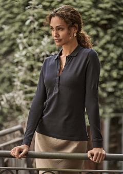 Ladies Luxury LS Stretch Polo